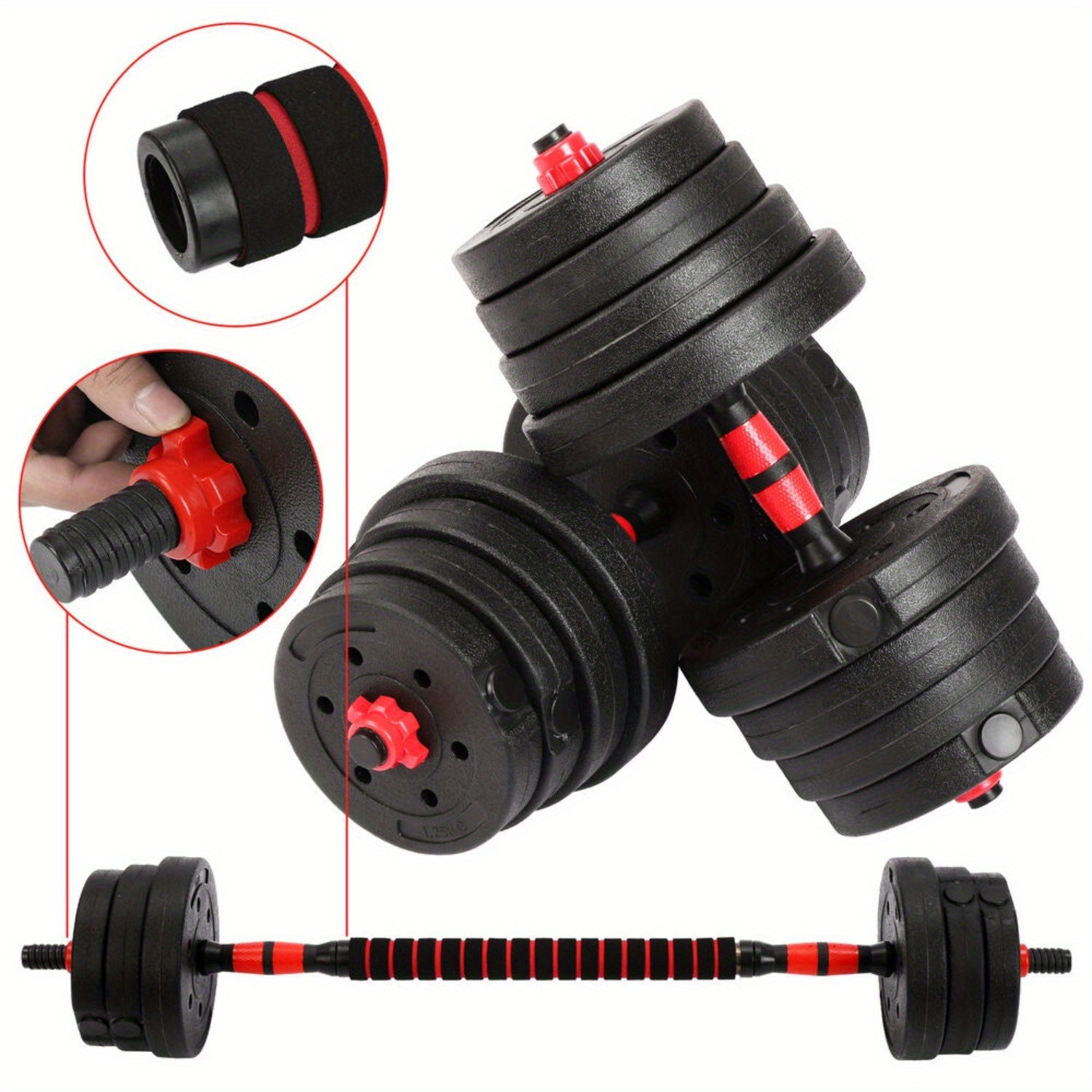 MyRetrofit™ Dumbbell & Barbell Set – Strength Training at Home