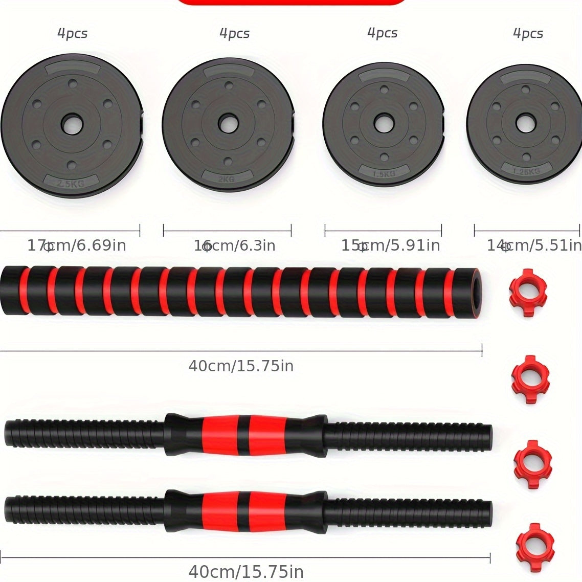 MyRetrofit™ Dumbbell & Barbell Set – Strength Training at Home